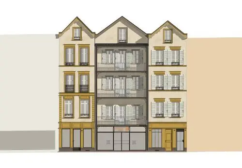 Troyes secteur Hôtel de Ville - 4 APPARTEMENTS à rénover entièrement - Image