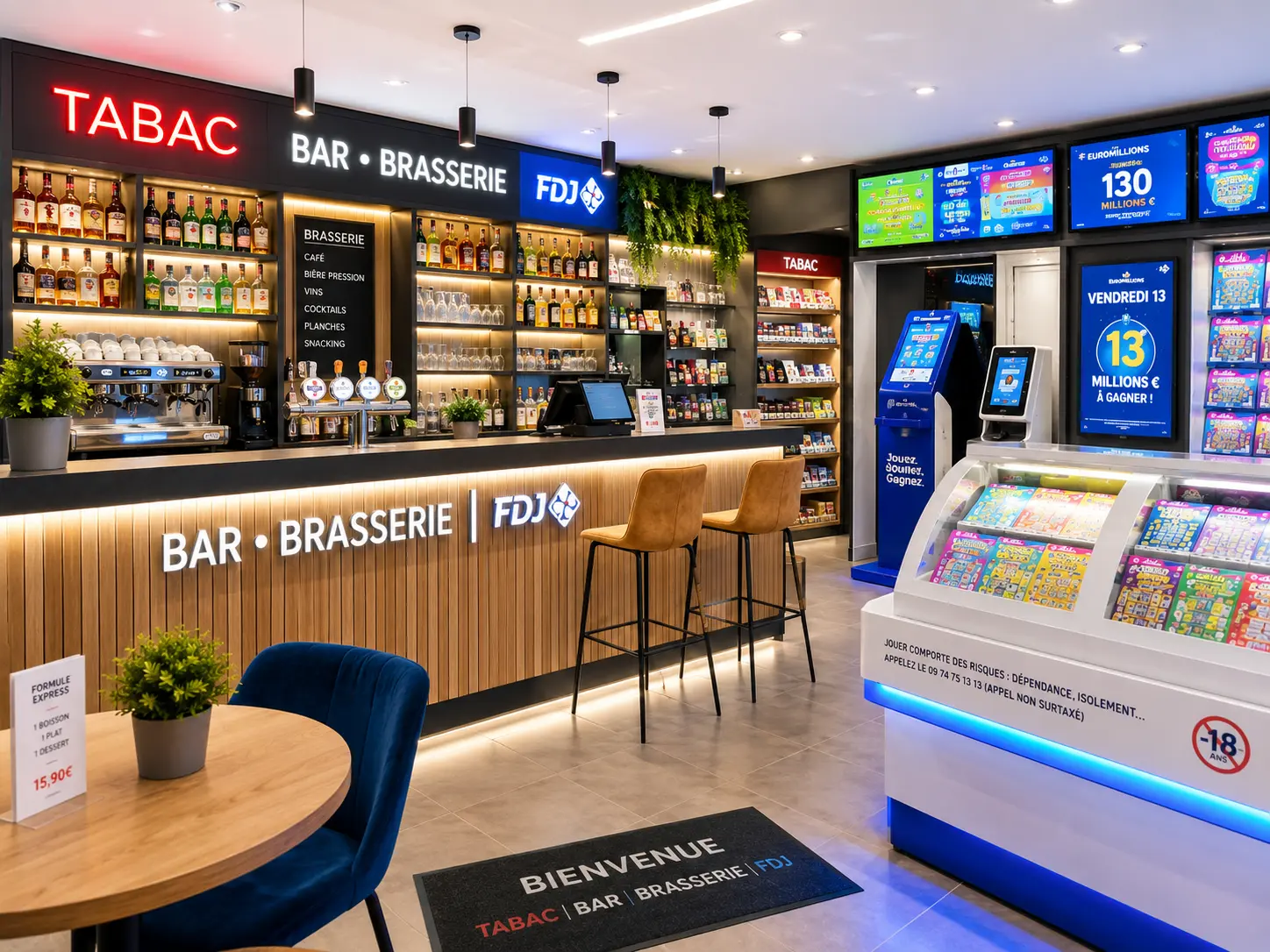 bar / brasserie / FDJ – artère principale agglomération de Troyes - Image