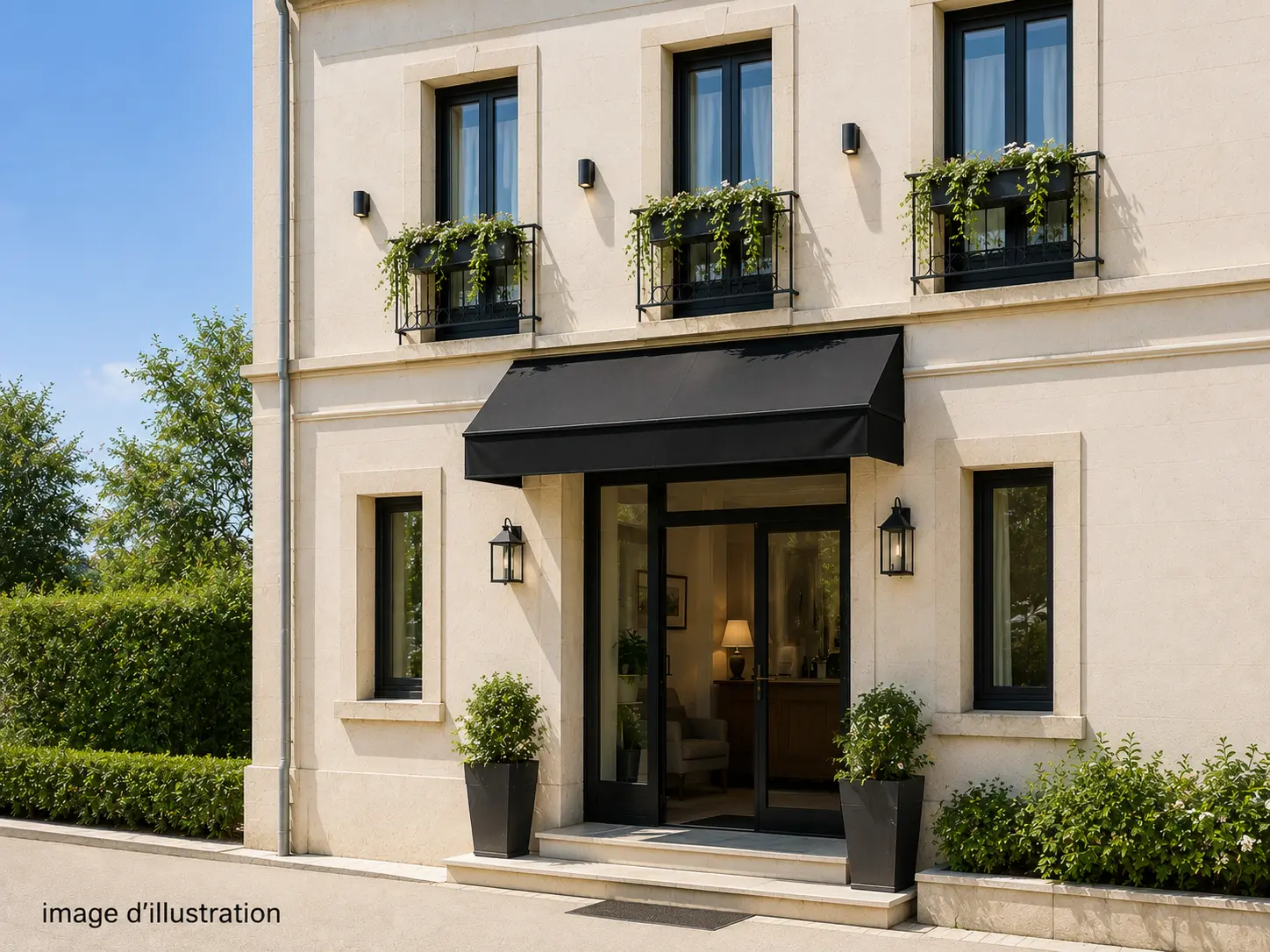 Troyes, HOTEL ** murs et fonds - Image