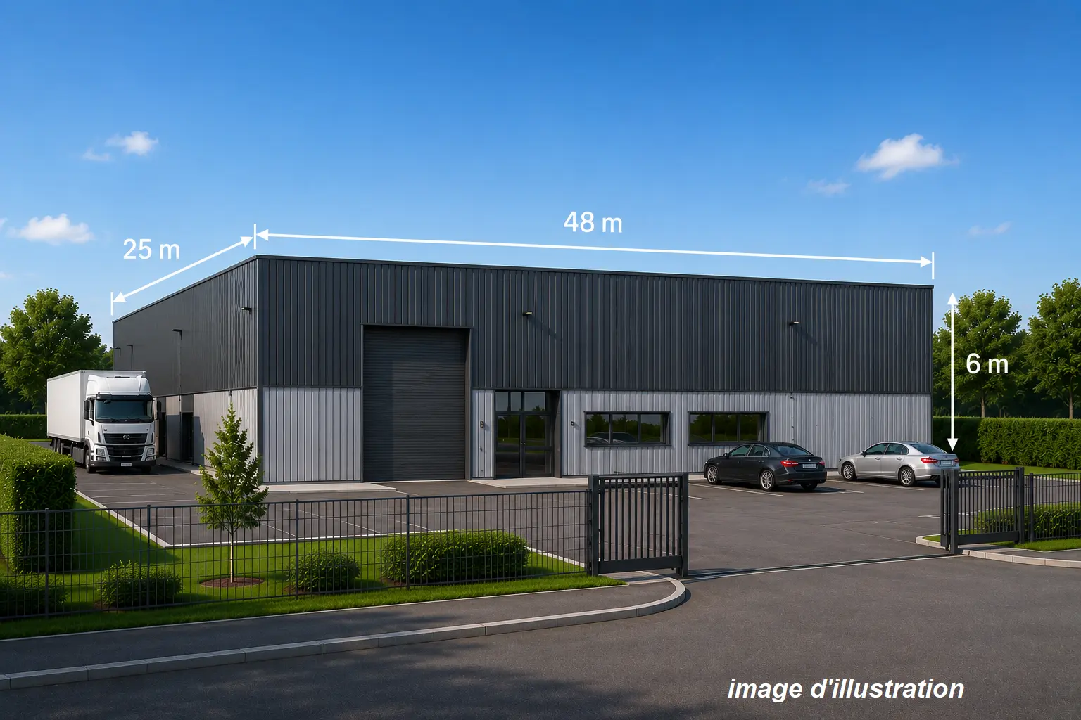 Pont Sainte Marie, Bâtiment professionnel neuf en BEFA - Image